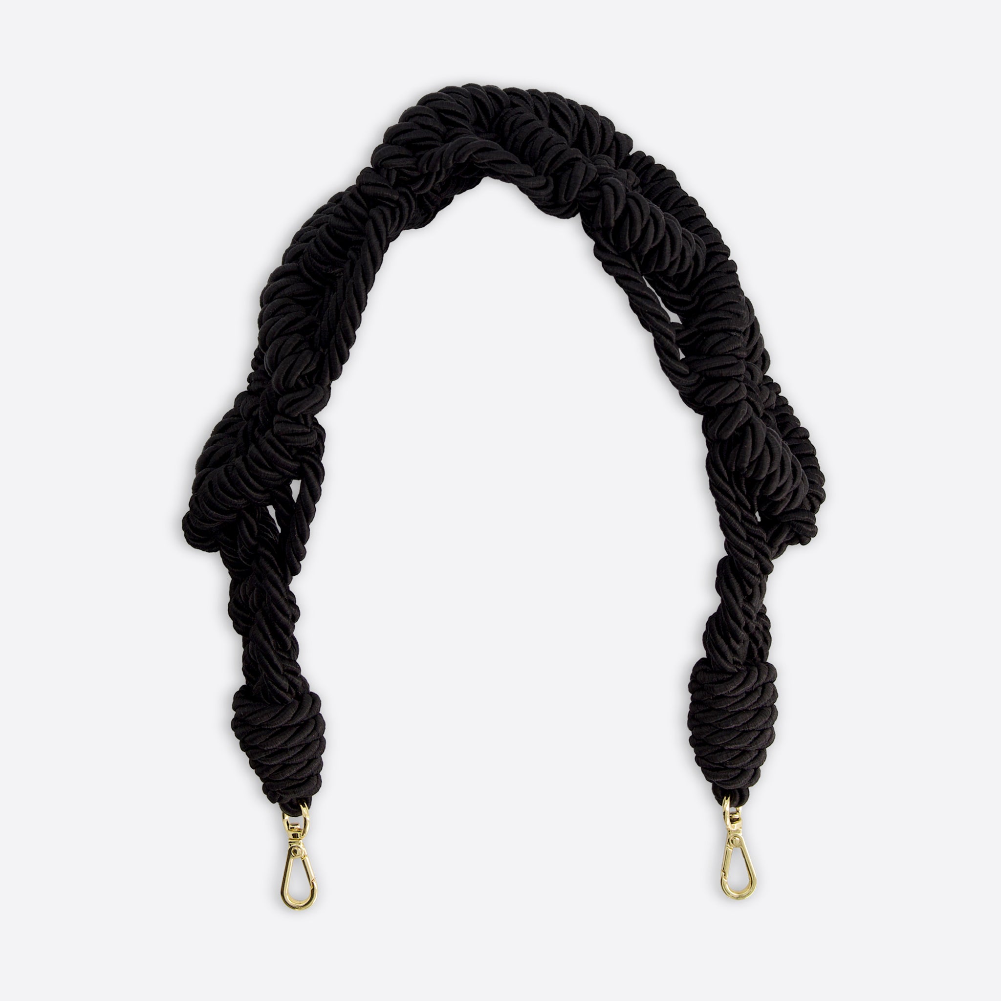 Hand-Braided Black Passementerie Handle