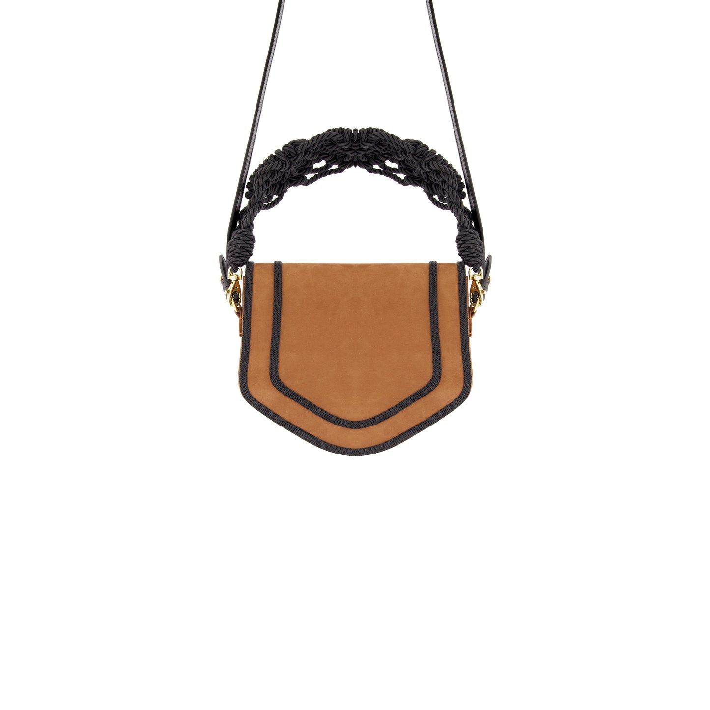 Hand-Braided Black Passementerie Handle